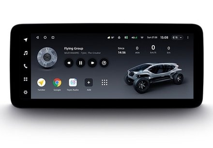 Магнитола для Toyota Camry 70/75 2021-2023 (РФ, Евро, Китай) - Teyes LUX ONE ROUND монитор 12.3", Android 10, ТОП процессор, CarPlay, 4G SIM-слот