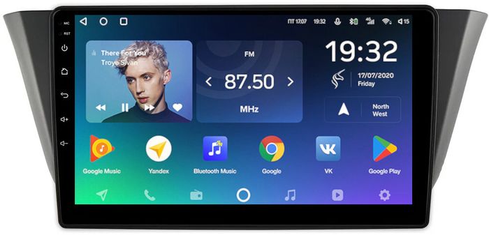 Магнитола для Iveco Daily 3 2014+ (рамка гладкая) - Teyes CC2 PLUS монитор 9" QLED на Android 10, ТОП процессор, 4Гб+64Гб, 4G SIM-слот