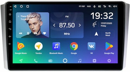 Магнитола для SsangYong Rexton 2 Y250 2007-2012 - Teyes CC2 PLUS монитор 9" QLED на Android 10, ТОП процессор, 4Гб+64Гб, 4G SIM-слот