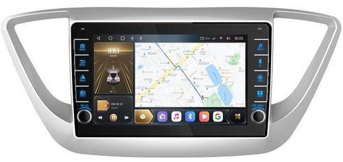 Магнитола для Hyundai Solaris 2 2017-2022, Solaris HS 2024+ - Kuberg OL-9710 (кнопки и крутилки), Android 12, TS10, CarPlay, 4G SIM-слот