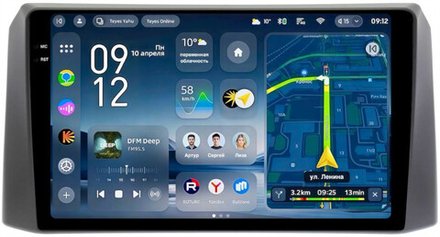 Магнитола для УАЗ Патриот Пикап Профи 2016+ (рамка тип 1) - Teyes CC4-PRO монитор 9.5" 2K QLED на Android 13, Snapdragon 778G, ИИ, CarPlay, DSP, 4G SIM-слот