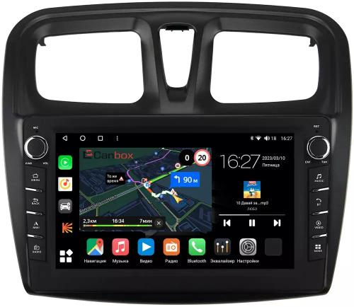 Магнитола для Renault Logan/Sandero 2014+ - Canbox 9-3010 Android 10, ТОП процессор, CarPlay, 4G SIM-слот