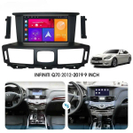 Магнитола для Infiniti Q70, M25, M37 (поддержка Bose и 360) - Kuberg SF-9100 (рамка 9") QLed+2K, Android 13, UIS7870 (DUDU7), CarPlay, SIM-слот