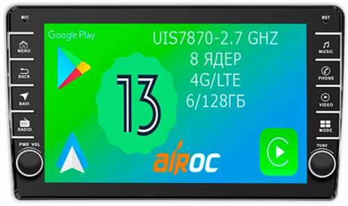 Магнитола для Hyundai H1 / Grand Starex 2007-2015 - Airoc AB-2007 (кнопки и крутилки), Android 13, TS20, 6/128Гб, SIM-слот, CarPlay