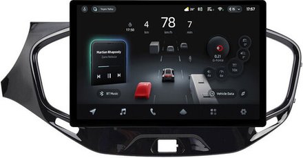 Магнитола для Lada Vesta 2015-2022, Vesta Cross (штатная КЗВ) - Teyes CC4-PRO монитор 13" 2K QLED на Android 13, Snapdragon 778G, ИИ, CarPlay, DSP, 4G SIM-слот