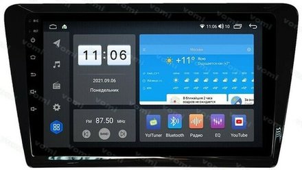 Магнитола для Skoda Rapid 2017-2019 - AK604R9-MTK-LTE Android 10, 8-ядер, 4-64Гб, SIM-слот