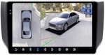 Магнитола для Nissan Sentra/Sylphy B17 2012-2023, Tiida C13 2015 - FarCar BX10-360-7014GL монитор 10.36" 2K QLED на Android 13, 6Гб+128Гб, CarPlay, 4G SIM-слот, 4 камеры в комплекте