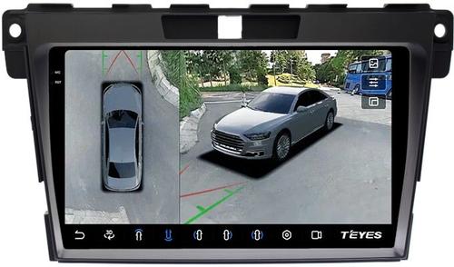 Магнитола для Mazda CX-7 2006-2012 - Teyes CC3-2K-360 на Android 10, 2K QLED, 6Гб+128Гб, CarPlay, 4G SIM-слот, 4 камеры в комплекте
