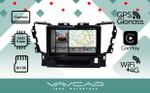Магнитола для Toyota Alphard 30, Vellfire 2015-2023 (менее 10 динамиков, правый руль) - Vaycar VA77-0564-2K на Android 13, Быстрая, 2K QLED, CarPlay,4G SIM-слот