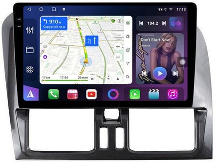 Магнитола для Volvo XC60 2008-2013 - FarCar BM9-2K-9558A монитор 9.5" 2K QLED на Android 14, TS10, 4+32Гб, CarPlay, 4G SIM-слот