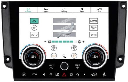 Сенсорная панель климата для Land Rover Discovery Sport 2017-2019 - Kuberg ZF-2005 с 10" экраном LCD/ЖК без отверстия под CD