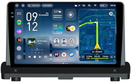 Магнитола для Volvo XC90 2002-2014 (рамка наверх) - Teyes CC4-PRO монитор 9.5" 2K QLED на Android 13, Snapdragon 778G, ИИ, CarPlay, DSP, 4G SIM-слот