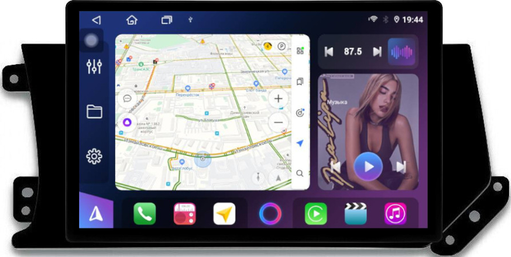 Магнитола для Haval F7, F7x 2018-2022 - FarCar BX877 монитор 13" 2K QLED на Android 13, TS10, 6+128, CarPlay, 4G SIM-слот