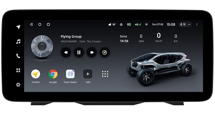 Магнитола для Audi Q2 2016-2022 - Teyes LUX ONE 360 монитор 12.3" 2K QLED на Android 10, CarPlay, 4G SIM-слот, 6/128 ГБ, 4 камеры в комплекте