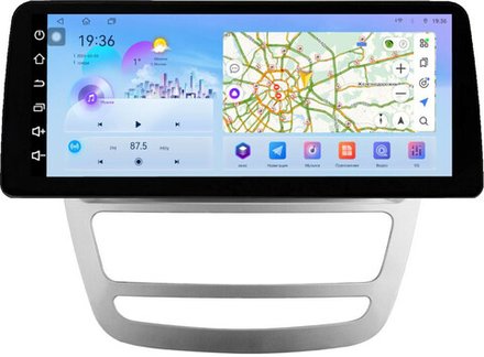 Магнитола для Sollers ST6 (взамен монохром экрана), JAC T6 - FarCar монитор 12.3" 2K QLED на Android 14, TS10, CarPlay, 4G SIM-слот