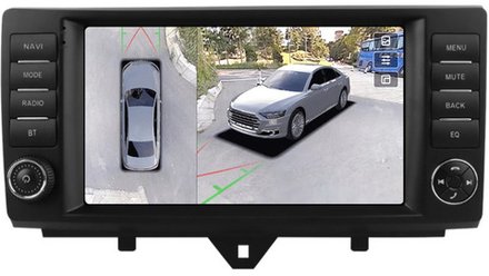 Магнитола для Smart ForTwo W451 2012-2015 (рамка с крутилками и кнопками) - Teyes CC3-2K-360 на Android 10, 2K QLED, 6Гб+128Гб, CarPlay, 4G SIM-слот, 4 камеры в комплекте