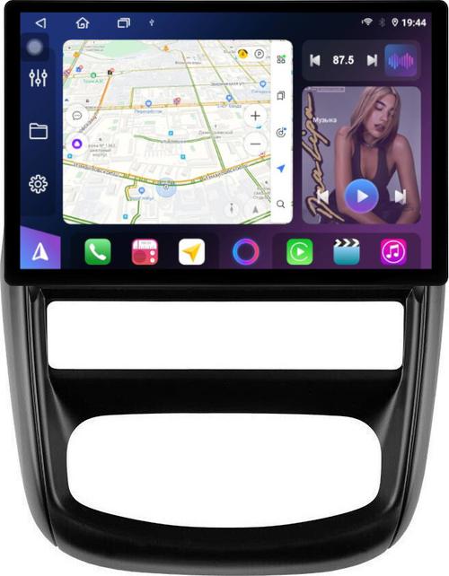 Магнитола для Renault Duster 1 2010-2015, Nissan Terrano 2014+ - FarCar BX877 монитор 13" 2K QLED на Android 13, TS10, 6+128, CarPlay, 4G SIM-слот