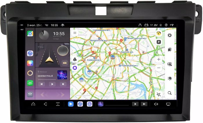 Магнитола для Mazda CX-7 2006-2012 - Kuberg OL-9509 QLed+2K, Android 13, TS20, CarPlay, 4G SIM-слот