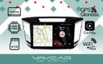 Магнитола для Hyundai Creta 1 2016-2021 (рамка 10) - Vaycar VA23-0407 на Android 13, Быстрая, 4G SIM-слот