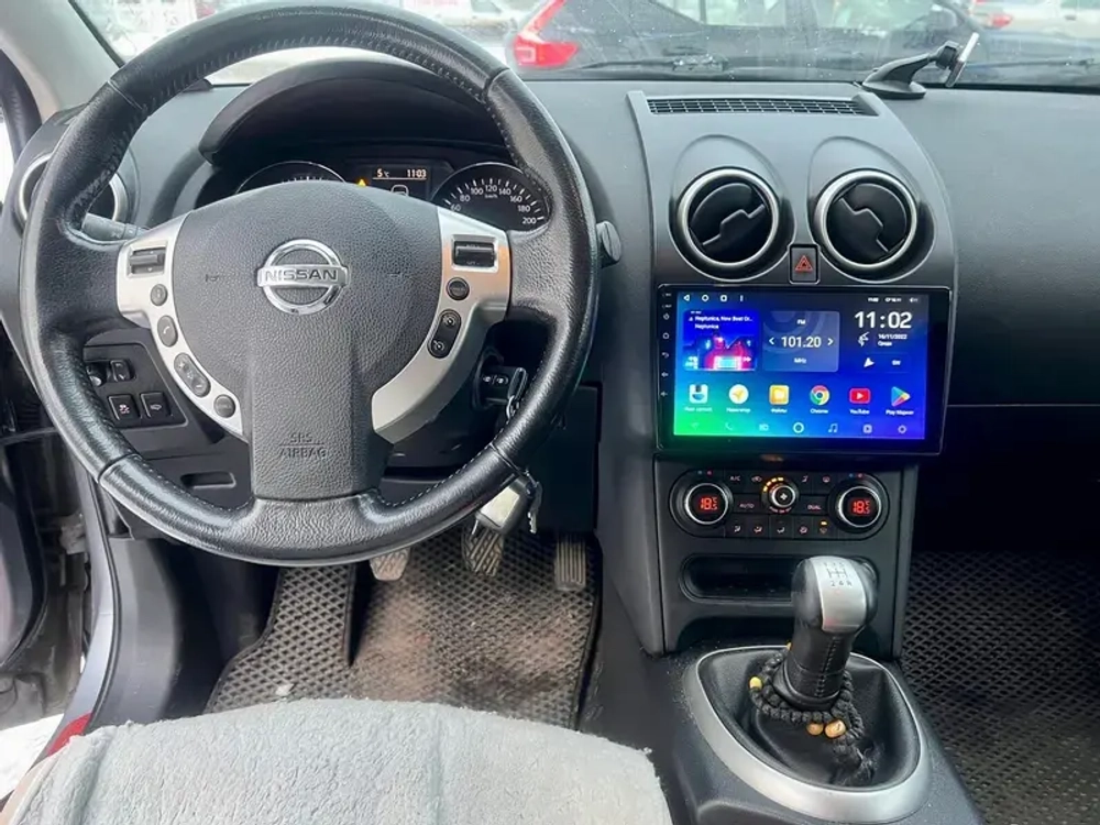 Магнитола для Nissan Qashqai J10 2006-2013, Dualis - Kuberg OL-9662 QLed, Android 13, TS20, CarPlay, SIM-слот