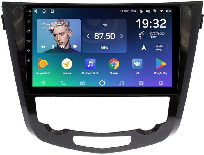 Магнитола для Nissan X-Trail T64, Qashqai J11 2014-2022 (климат, рамка большая) - Teyes CC2 PLUS на Android 10, ТОП процессор, 4Гб+64Гб, 4G SIM-слот