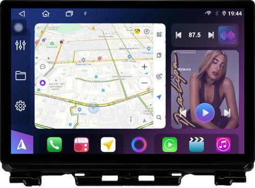 Магнитола для Suzuki Jimny 4 2019+ - FarCar BX877 монитор 13" 2K QLED на Android 13, TS10, 6+128, CarPlay, 4G SIM-слот