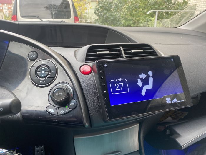 Магнитола для Honda Civic 8 (5d) 2006-2011 (поддержка климата - опция) - CanBox 9-HO107N Android 10, SIM-слот
