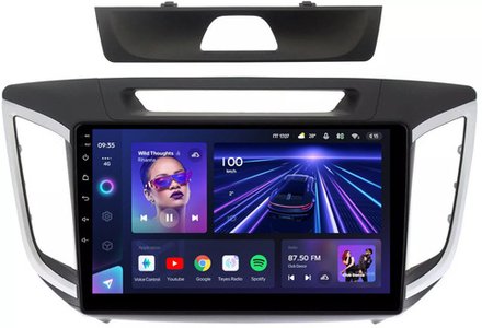 Магнитола для Hyundai Creta 1 2016-2021 (рамка 10) - Teyes CC3L на Android 10, 8-ядер, CarPlay, 4G SIM-слот