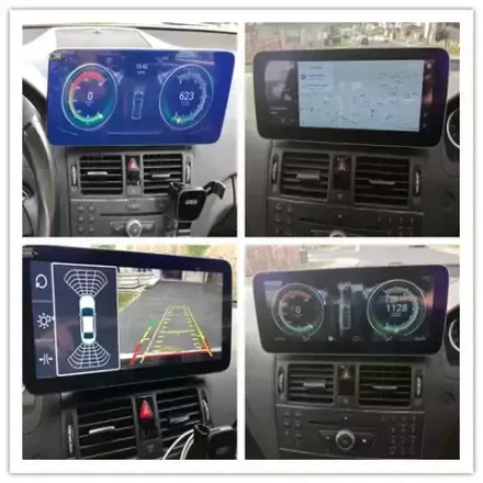 Магнитола для Mercedes-Benz C-класс W204 2007-2011 NTG 4.0 - Kuberg MKD монитор 10.25", Android 11, 6Гб+128Гб, CarPlay, SIM-слот