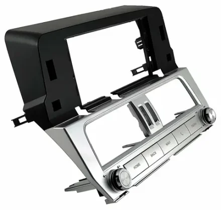 Магнитола для Toyota Land Cruiser Prado 150 2017-2019 (без штатного 360) - Canbox H-Line 0073 монитор 12.3" QLED в стиле BMW на Android 10, ТОП-процессор, CarPlay, 4G SIM-слот