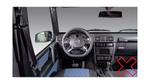 Комплект рамки с разъёмами 9"+can Mercedes-Benz G-class 2001-2006, С-class W203 2000-2004 F1 (большая, ровная сверху)