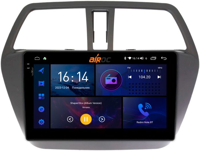 Магнитола для Suzuki SX4 2 2013-2021 - AIROC 2K RI-3501 Android 12, QLed+2K, ТОП процессор, 8/128Гб, CarPlay, SIM-слот