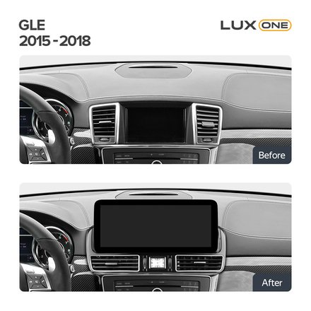 Магнитола для Mercedes-Benz GLE W166 2015-2018 NTG 5.0 - FarCar MB1002 монитор 12.3" на Android 13, 8Гб+128Гб, CarPlay, 4G SIM-слот
