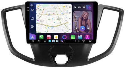 Магнитола для Ford Transit 7 2014-2023 - FarCar XXL3248M монитор 9.5" 2K QLED на Android 14, TS20, 8+256Гб, CarPlay, 4G SIM-слот