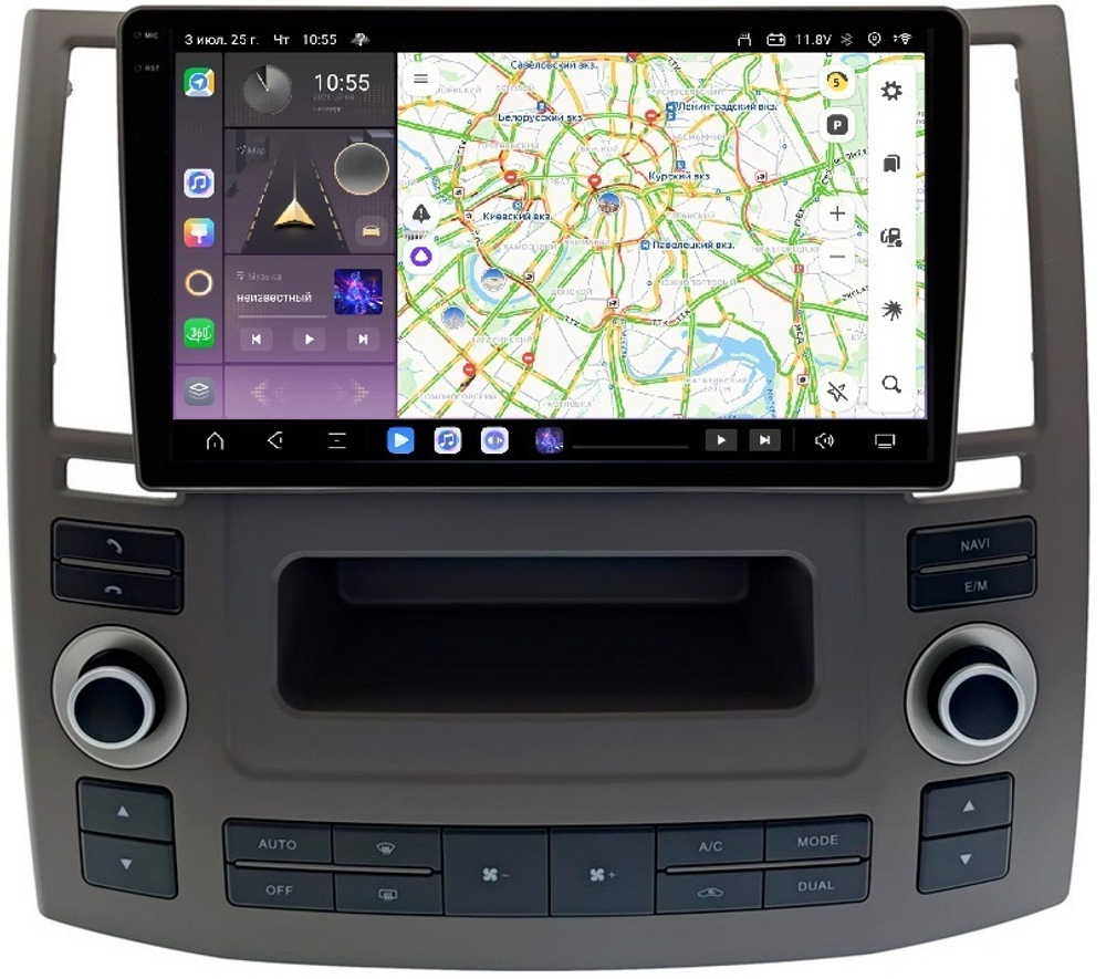 Магнитола для Infiniti FX35 (S50), FX45 2006-2008 - Kuberg SF-9279-2 QLed+2K, Android 13, TS20, CarPlay, 4G SIM-слот