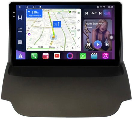Магнитола для Ford EcoSport 2014-2017 - FarCar 232M монитор 9.5" QLED на Android 14, TS18, CarPlay, 4G SIM-слот