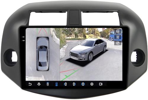 Магнитола для Toyota RAV4 3 2005-2012, Vanguard - FarCar BX018M-360 монитор 10.36" 2K QLED на Android 13, 6Гб+128Гб, CarPlay, 4G SIM-слот, 4 камеры в комплекте