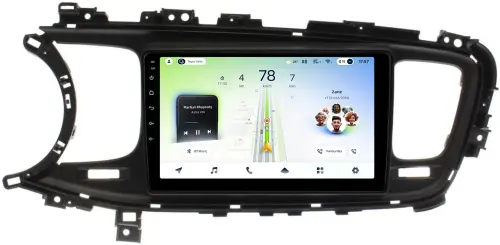 Магнитола для KIA Optima 3 TF 2013-2015 - Teyes CC4L монитор 9" IPS на Android 14, Быстрая, Snapdragon 662, CarPlay, 4G SIM-слот