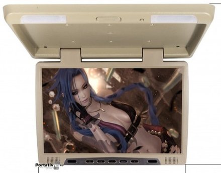 Монитор потолочный - ERGO ER22H с экраном 22” (LCD 1680x1050) бежевый