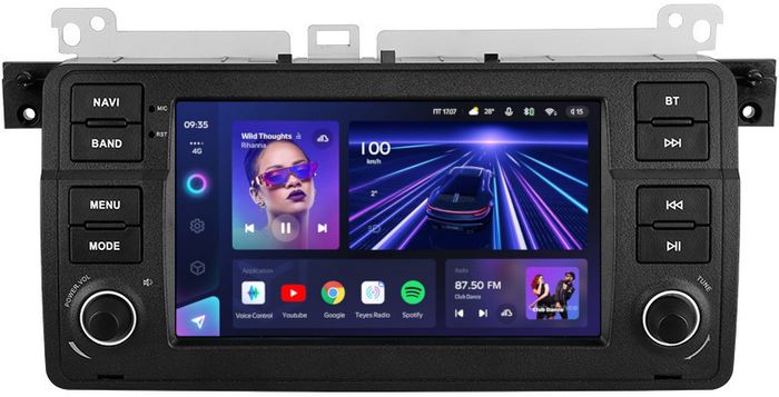 Магнитола для BMW 3 (E46) 1998-2006 - Teyes CC3L дисплей 7" IPS на Android 10, 8-ядер, 4+32 Гб, CarPlay, 4G SIM-слот