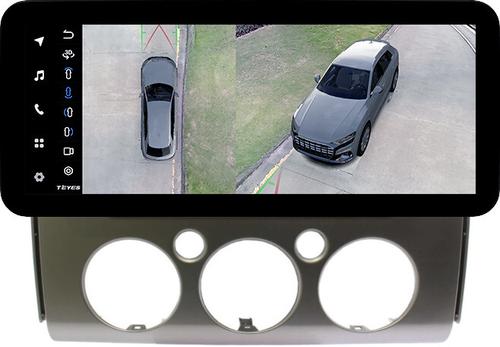 Магнитола для Toyota FJ Cruiser 2005-2022 (рамка серая) - Teyes LUX ONE 360 монитор 12.3" 2K QLED на Android 10, 6Гб+128Гб, CarPlay, 4G SIM-слот, 4 камеры в комплекте