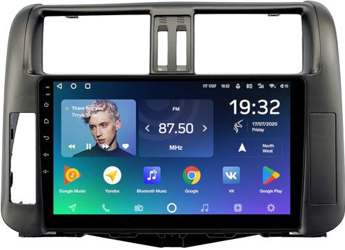 Магнитола для Toyota Land Cruiser Prado 150 2009-2013 (рамка графит) - Teyes CC2 PLUS Android 10, ТОП процессор, 4-64, SIM-слот