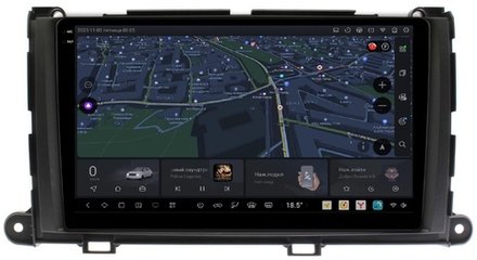 Магнитола для Toyota Sienna 3 2010-2014 - Kuberg OL-9695 QLed+2K, Android 13, UIS7870 (DUDU7), CarPlay, SIM-слот