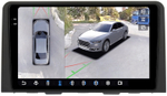 Магнитола для Hyundai Staria 2021+ (монохром) - FarCar BX10-360-7300L монитор 10.36" 2K QLED на Android 13, 6Гб+128Гб, CarPlay, 4G SIM-слот, 4 камеры в комплекте