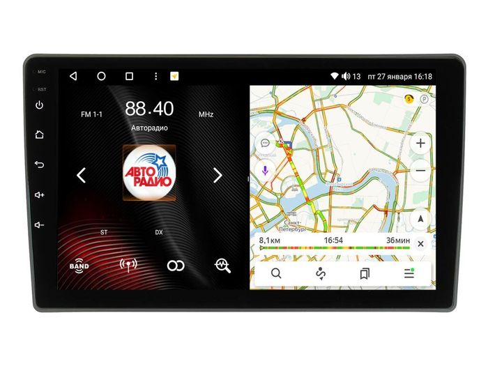 Магнитола для ГАЗель Next, Газон Next - Vaycar VA86-2551 с экраном 10" на Android 13, 8-ядер, 2Гб-32Гб, 4G SIM-слот