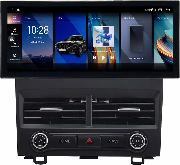 Магнитола для Honda CR-V 2006-2012 - Kuberg монитор 12.5" в стиле LEXUS на Android 12, 2К экран, Быстрая, CarPlay, 4G SIM-слот