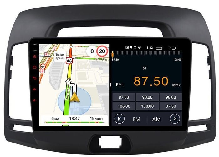 Магнитола для Hyundai Elantra 4 2006-2010 (HD) - Parafar PF980FHD на Android 13, 8-ядер, 2Гб+32Гб, CarPlay, 4G SIM-слот