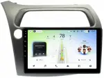 Магнитола для Honda Civic 8 хэтчбэк 2006-2011 левый руль - Teyes CC4L монитор 9" IPS на Android 14, Быстрая, Snapdragon 662, CarPlay, 4G SIM-слот