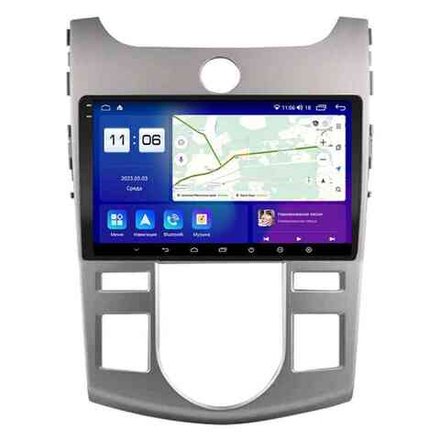 Магнитола для KIA Cerato 2 2008-2013 (климат) - Parafar PF279-ACRN2K на Android 13, QLED+2K, ТОП процессор, 4Гб+32Гб, CarPlay, 4G SIM-слот