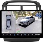 Магнитола для Lexus LS430 Toyota Celsior XF30 2000-2006 (ШГУ монохром) - Teyes CC3-2K-360 монитор 13" 2K QLED на Android 10, Быстрая, CarPlay, 4G SIM-слот, 4 камеры в комплекте